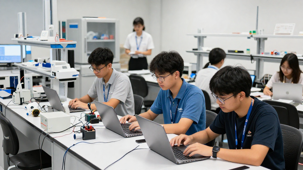 新加坡理工学院实验课堂